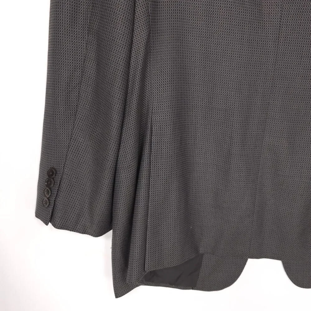 ARMANI COLLEZIONI Blazer 42R NEIMAN MARCUS‎ Sport Coat ITALY MADE Gray SILK WOOL